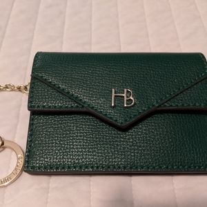 Henri Bendel coin purse wallet with key chain